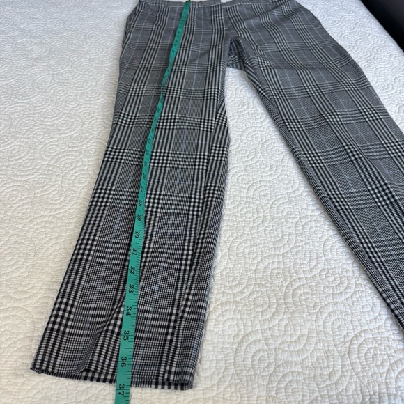 Zara Blue Plaid Trousers - Picture 8 of 11